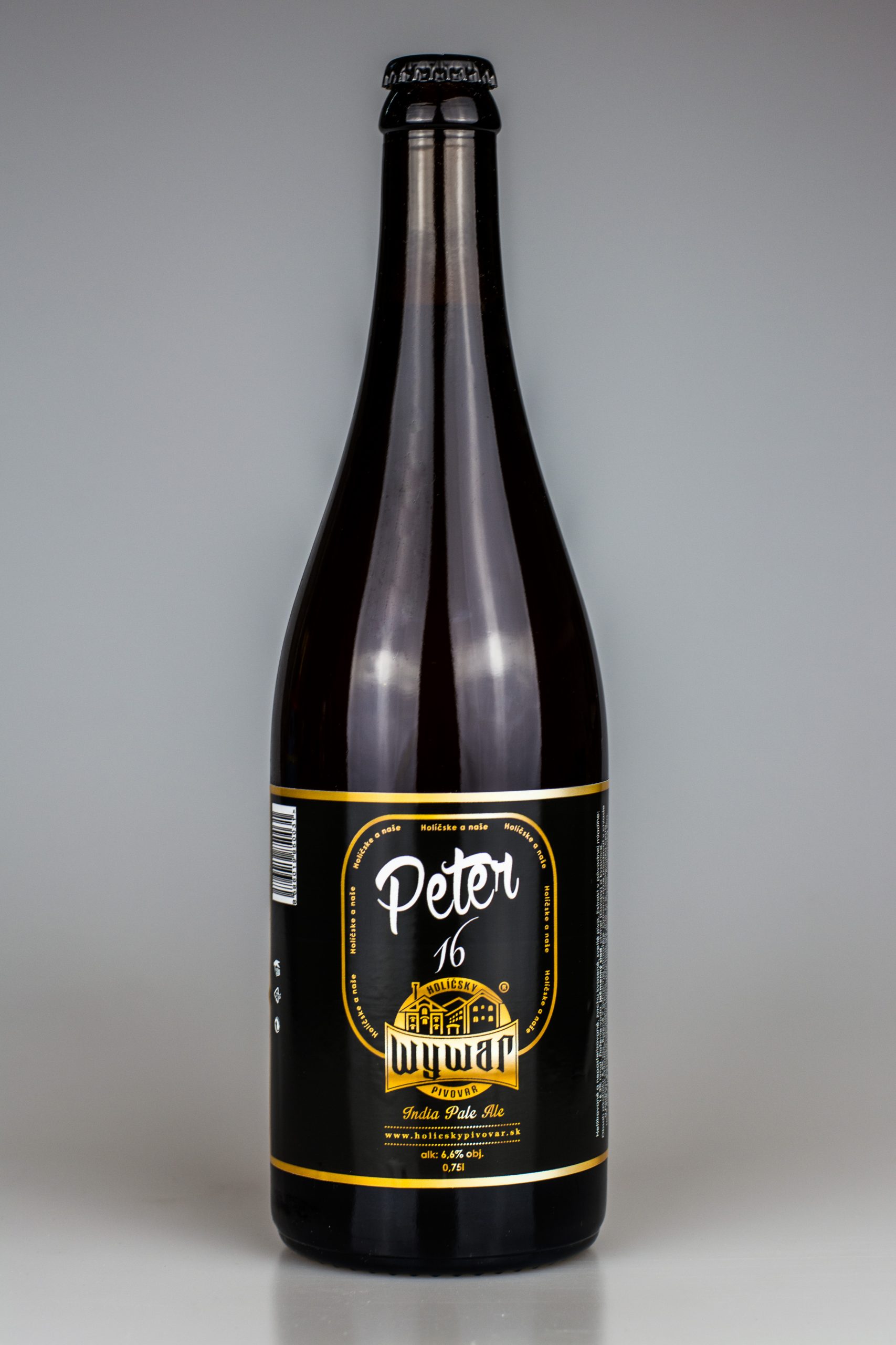 Sklo pivo Wywar 16° Peter Svetlá IPA 0,75l SKLO